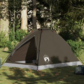 Igloo tent for 2 people waterproof brown