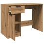 Escritorio de madera de ingeniería roble artisan 100x50x75 cm de , Escritorios - Ref: Foro24-856996, Precio: 103,08 €, Descue...