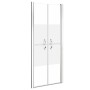 ESG shower door half frosted 76x190 cm by vidaXL, shower doors - Ref: Foro24-148786, Price: 189,99 €, Discount: %