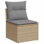 Set sofás de jardín 7 piezas y cojines ratán sintético beige by , Garden sets - Ref: Foro24-3326330, Price: 588,28 €, Discoun...