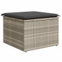 Set mit 7 Gartensofas mit Kissen PE Rattan hellgrau | Foro24|Onlineshop| Casa, Jardín y Más Foro24.es