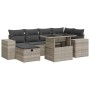 Set de sofás de jardín 8 pzas y cojines ratán sintético gris von , Gartensets - Ref: Foro24-3327942, Preis: 598,85 €, Rabatt: %