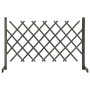 Spalier-Gartenzaun aus massivem grauem Tannenholz 120x90 cm von vidaXL, Zaunpaneele - Ref: Foro24-314825, Preis: 26,16 €, Rab...