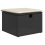 Set Gartensofas und Kissen 6-teilig synthetisches Rattan Akazie schwarz | Foro24|Onlineshop| Casa, Jardín y Más Foro24.es