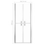 Puerta de ducha claras ESG 71x190 cm de vidaXL, Puertas de ducha - Ref: Foro24-148778, Precio: 158,73 €, Descuento: %