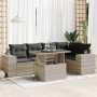 Set mit 6 Gartensofas und Kissen Kunstrattangrau | Foro24|Onlineshop| Casa, Jardín y Más Foro24.es