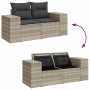 Set mit 6 Gartensofas und Kissen Kunstrattangrau | Foro24|Onlineshop| Casa, Jardín y Más Foro24.es