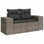 Set of garden sofas and cushions 8 pieces synthetic rattan gray | Foro24|Onlineshop| Casa, Jardín y Más Foro24.es