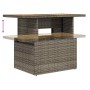 Set of 6 garden furniture and cushions synthetic rattan gray | Foro24|Onlineshop| Casa, Jardín y Más Foro24.es