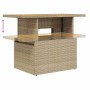 Set sofás de jardín 7 piezas y cojines ratán sintético beige de , Conjuntos de jardín - Ref: Foro24-3327397, Precio: 671,94 €...