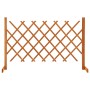 Solid wood trellis garden fence orange spruce 120x90 cm by vidaXL, fence panels - Ref: Foro24-314824, Price: 26,99 €, Discoun...