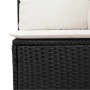 Set of 6-piece garden sofas and cushions synthetic rattan black | Foro24|Onlineshop| Casa, Jardín y Más Foro24.es