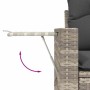 Set aus Gartensofas und Kissen 5 Stück synthetisches Rattan hellgrau | Foro24|Onlineshop| Casa, Jardín y Más Foro24.es