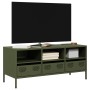 Mueble TV acero laminado en frío verde oliva 101,5x39x43,5 cm | Foro24|Onlineshop| Casa, Jardín y Más Foro24.es