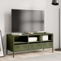 Mueble TV acero laminado en frío verde oliva 101,5x39x43,5 cm | Foro24|Onlineshop| Casa, Jardín y Más Foro24.es