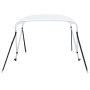 Toldo Bimini de 2 arcos blanco 180x130x110 cm de vidaXL, Cubiertas para almacenamiento de barcas - Ref: Foro24-93124, Precio:...