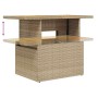 Set sofás jardín y cojines 7 pzas ratán sintético acacia beige de , Conjuntos de jardín - Ref: Foro24-3327509, Precio: 619,41...