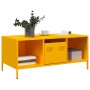 Mesa de centro acero laminado en frío amarillo 101,5x50x43,5 cm de , Mesas de centro - Ref: Foro24-851277, Precio: 182,54 €, ...