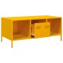 Mesa de centro acero laminado en frío amarillo 101,5x50x43,5 cm de , Mesas de centro - Ref: Foro24-851277, Precio: 182,54 €, ...