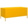 Mesa de centro acero laminado en frío amarillo 101,5x50x43,5 cm de , Mesas de centro - Ref: Foro24-851277, Precio: 182,54 €, ...