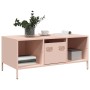 Couchtisch aus kaltgewalztem Stahl rosa 101,5x50x43,5 cm | Foro24|Onlineshop| Casa, Jardín y Más Foro24.es