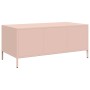 Mesa de centro acero laminado en frío rosa 101,5x50x43,5 cm | Foro24|Onlineshop| Casa, Jardín y Más Foro24.es