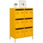 Aparador acero amarillo mostaza 68x39x101,5 cm | Foro24|Onlineshop| Casa, Jardín y Más Foro24.es