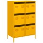 Mustard yellow steel sideboard 68x39x101.5 cm | Foro24|Onlineshop| Casa, Jardín y Más Foro24.es