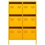 Mustard yellow steel sideboard 68x39x101.5 cm | Foro24|Onlineshop| Casa, Jardín y Más Foro24.es