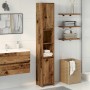 Armario de baño madera de ingeniería envejecida 30x30x183,5 cm de , Muebles de baño - Ref: Foro24-856064, Precio: 86,73 €, De...