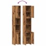 Badezimmerschrank aus gealtertem Holzwerkstoff 30x30x183,5 cm von , Badezimmermöbel - Ref: Foro24-856064, Preis: 86,73 €, Rab...