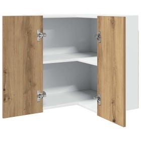 Artisan Eck-Hängeschrank aus Eiche 57x57x60 cm von , Küchenschränke - Ref: Foro24-856123, Preis: 82,84 €, Rabatt: %