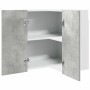 Armario colgante esquina contrachapada gris hormigón 57x57x60cm de , Armarios de cocina - Ref: Foro24-856121, Precio: 82,86 €...