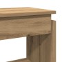 Mesa consola madera de ingeniería roble artesanal 80x30x80 cm | Foro24|Onlineshop| Casa, Jardín y Más Foro24.es