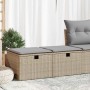 Set sofás jardín y cojines 2 pzas ratán sintético acacia beige | Foro24|Onlineshop| Casa, Jardín y Más Foro24.es