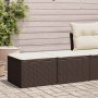 Set Gartensofas und Kissen 2-teilig synthetisches Rattan Akazienbraun | Foro24|Onlineshop| Casa, Jardín y Más Foro24.es