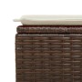 Set Gartensofas und Kissen 2-teilig synthetisches Rattan Akazienbraun | Foro24|Onlineshop| Casa, Jardín y Más Foro24.es