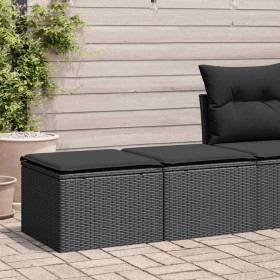 Set Gartensofas und Kissen 2-teilig synthetisches