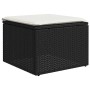 Set Gartensofas und Kissen 2-teilig synthetisches Rattan Akazie schwarz | Foro24|Onlineshop| Casa, Jardín y Más Foro24.es