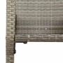 Garden bar set without cushions 5 pcs synthetic rattan acacia gray | Foro24|Onlineshop| Casa, Jardín y Más Foro24.es