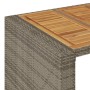 Gartenbar-Set ohne Kissen 5-teilig synthetisches Rattan Akaziengrau | Foro24|Onlineshop| Casa, Jardín y Más Foro24.es