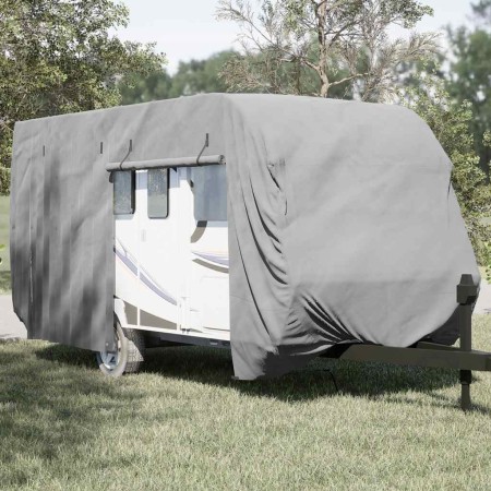 Non-woven fabric caravan cover grey 670x250x220 cm by , Car Storage Covers - Ref: Foro24-4015868, Price: 155,23 €, Discount: %