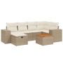 Set sofás de jardín 7 piezas y cojines ratán sintético beige von , Gartensets - Ref: Foro24-3265174, Preis: 603,09 €, Rabatt: %