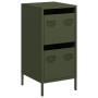 Cold rolled steel sideboard olive green 35x39x73.5 cm by , Sideboards - Ref: Foro24-851398, Price: 129,68 €, Discount: %