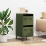 Cold rolled steel sideboard olive green 35x39x73.5 cm by , Sideboards - Ref: Foro24-851398, Price: 129,68 €, Discount: %