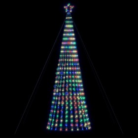 Árbol de Navidad cono de luz 1028 LEDs de colores 403 cm de , Arboles de navidad - Ref: Foro24-4016403, Precio: 146,70 €, Des...