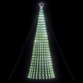 Christbaum Lichtkegel 1028 kaltweiße LEDs 403 cm von , Weihnachtsbäume - Ref: Foro24-4016401, Preis: 146,70 €, Rabatt: %