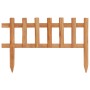 Garden edging 10 units fir wood 4.4 m by vidaXL, Garden edging and edging - Ref: Foro24-314844, Price: 31,51 €, Discount: %