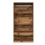 Armario de madera ingeniería envejecida 100x50x200 cm de , Armarios roperos - Ref: Foro24-3318626, Precio: 167,96 €, Descuent...