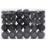 Christmas Balls 100 units black Ø3/4/6 cm by , Festive decorations - Ref: Foro24-4100005, Price: 23,79 €, Discount: %